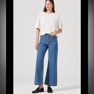 ROLLA’S Sailor Denim High Rise Wide Leg Jeans, size 26